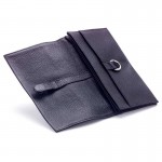 Black Leather Ladies Wallet