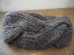 hand knit head wrap