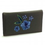 embroidered clutch