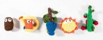 educational finger puppets: plant growth